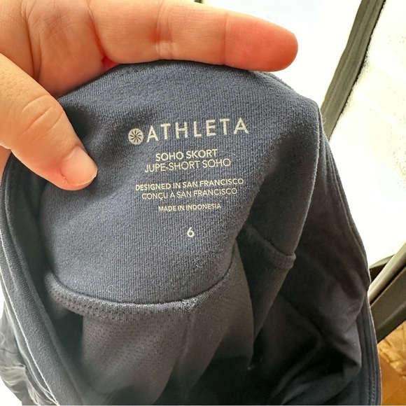 Athleta SoHo skirt Navy Blue Athletic Skirt Size 6 - Picture 4 of 7